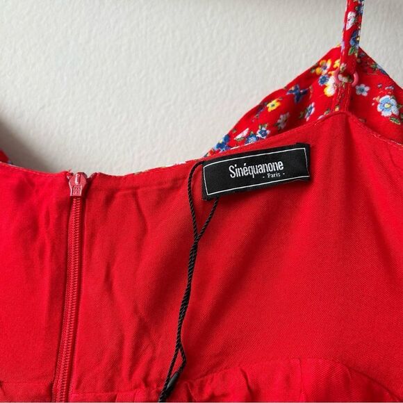 SINEQUANONE PARIS Floral Red Sundress - Picture 12 of 13